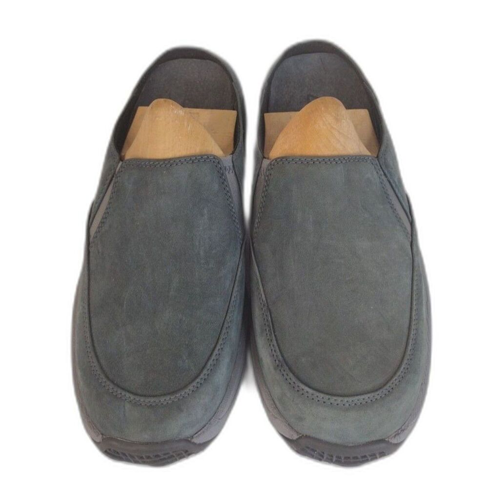 Clarks Blue Suede Mule Shoes Womens 7